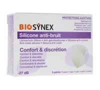 Biosynex Protections Auditives Silicone Transparent