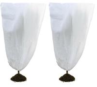 Biotop - Housses de Protection Anti-Gelées pour Tous Types d'Arbres, Plantes et Arbustes. 1,5 Mètre de Diamètre sur 1,8 Mètre de Hauteur. Tissu Doux et Résistant de 30 g/m2 (Lot de 2)