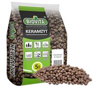 BIOVITA Argile expansée Granulés d'argile pour le drainage 8-16 mm Granulés d'argile expansée pour plantes d'intérieur 5 l