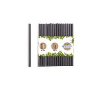 BIOZOYG Pailles en papier 15 cm paille 7 mm Ø I paille biodégradable I pailles noires I pailles de fête pour cocktails I pailles en papier 250 pièces