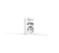 BIPLITE Multiprise 2P+T 16A/6A + 2 USB-A & 2 USB-C - VELAMP - ADAT-FR-10