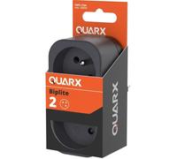Biplite - QUARX - 2P 16A - Noir et gris anthracite, conforme NF
