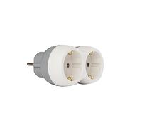 Biplite Schuko 16A Bolea - Blanc et Gris - Zenitech