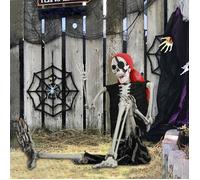 BIPLUT Décoration Halloween Squelette Humain Suspendu Horreur, Médical DECORATION DE FETE A SUSPENDRE