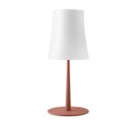 Birdie Easy Tavolo Lampe de table Foscarini H 43 x Ø 17 cm rouge brique - 8025594169300