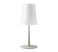 Foscarini Lampe de table Birdie Easy E27 H 43 x Ø 17 cm vert sauge & opale