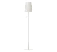 Birdie Lettura Floor Lampadaire Foscarini sans lamp / On - Off circuit blanc - 8025594168419