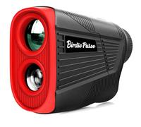 BirdiePulse Télémètre de golf avec pente et aimant, télémètre de golf de 400 m pour golf, vibration de verrouillage du drapeau, grossissement 6-6,5x et écran LCD HD, télémètre de golf rechargeable