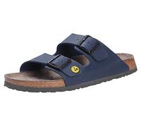 BIRKENSTOCK Arizona Birko-flor Esd Arizona Chaussures professionnelles antistatiques Birko-Flor Blanc Taille 35 - Semelle étroite, bleu, 37 EU Schmal