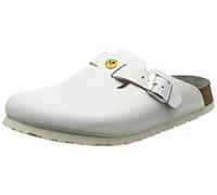 Birkenstock Sabots de Travail Boston Unisexes, Blanc., 42 EU
