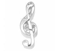 Birkmann 1010694010 Emporte-pièce en Forme de Note Clé, Acier Inoxydable, Gris, 5 x 3 x 2 cm