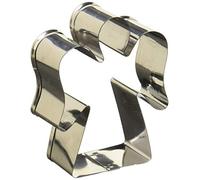 Birkmann 1010715310 Emporte-pièce en forme d'ange, petit format, 6 cm, plastique, gris, 5 x 3 x 2 cm