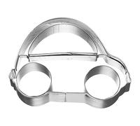 Birkmann 1010722610 Emporte-pièce en forme de voiture Coccinelle 6,5 cm, plastique, gris, 5 x 3 x 2 cm