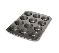 Birkmann 881105 Easy Baking Moule à Muffin pour 12 Muffins Métal Gris 37,0 x 26,0 x 7,0 cm