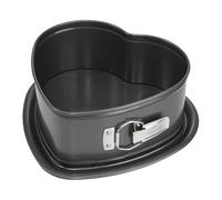 Birkmann Easy Baking Moule à charnière Cœur, Moule à pâtisserie, Moule à gâteau, Moule en forme de cœur, Accessoires de cuisson, Antiadhésif, Noir, 22 cm, 881501