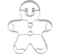 Birkmann, Emporte-pièce XXL Gingerman, 18 cm, en acier inoxydable, avec gaufrage intérieur, qualité supérieure, 199132
