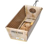 Birkmann, Laib & Seel 210516 Moule à pain perforé en acier carbone avec revêtement anti-adhésif et recettes 25 cm