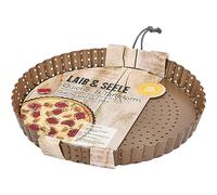 Birkmann Laib & Seele Moule à quiche & à tarte, Moule à quiche, Moule à pâtisserie, Acier au carbone, Ø 25 cm, 210554