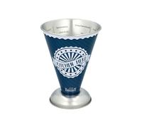 Birkmann - Verre doseur - Bleu - Fer blanc - Diamètre : 11 cm - Hauteur : 14,5 cm