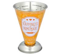 Birkmann Verre doseur Colour Kitchen Orange Fer blanc Ø 11 cm Hauteur 14,5 cm