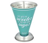 Birkmann Verre doseur Colour Kitchen Turquoise, fer blanc, Ø 11 cm, hauteur 14,5 cm