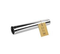 BirnePower Tuyau de Poêle 150 mm en Acier Inoxydable, Longueur 100 cm, Conduit de Cheminée pour Rénovation, Évacuation des Fumées