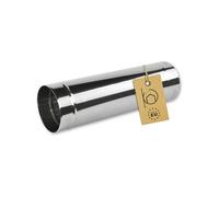 BirnePower Tuyau de Poêle 150 mm en Acier Inoxydable, Longueur 50 cm, Conduit de Cheminée pour Rénovation, Évacuation des Fumées