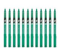 Biros Liquide Pilot Roller V-5 - Vert (12 pcs)