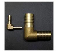 BIRXPMOS Pipe Fittings 4 5 6 8 10 12 14 16 19mm Hose Connector Dovetail 90 Degree Elbow All Brass Pipe Fittings Water Gas Oil Fuel (Color : 8 4mm Reducer)
