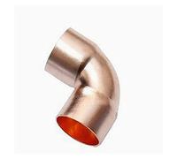 BIRXPMOS Pipe Fittings 8mm Inner Diameter X 0.68mm Thickness Thick Gasket Welding Copper End Feed 90 Degree Elbow Joint Plumbing Fittings Water Gas Oil
