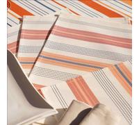 BISCAROSSE Set de table 100% polyester enduit 35x50 Terracotta SUD ETOFFE