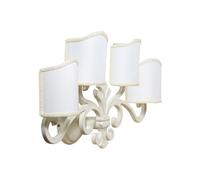 Biscottini Applique murale intérieure classique L57XPR18XH30,5 - Applique murale pour chambre à coucher et salon en laiton - Applique vintage