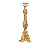 Biscottini Bougeoir Bois L31XPR31XH90 cm - Bougeoir Bois - Chandelier Blanc Made in Italy - Chandelier Shabby - Chandelier de Terra