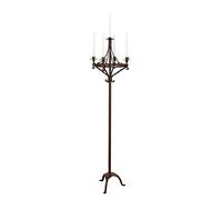 Biscottini Chandelier en fer forgé 150 x 35 x 35 cm | Chandelier de sol artisanal