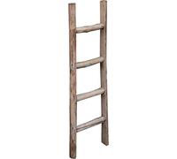 Biscottini Échelle de salle de bain décorative en bois 100 x 6 x 28 cm pour chambre à coucher ou porte-serviettes shabby chic