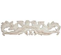 Biscottini moulure Decorative 87x6x22 cm Made in Italy | Frises murales pour Meubles et Murs | Moulure Murale decorativ