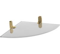 BISK Nature panier de salle de bain doré 05851