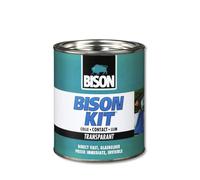 Bison Kit de boîte transparente de 750 ml, transparent, colle de contact universelle, résistante à l'humidité, au gel, de -40 °C à +70 °C, facile à utiliser