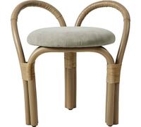 Gubi - Tabouret rembourré Vert