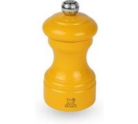 Peugeot Moulin à poivre Bistrorama 10 cm Bois laqué Jaune safran Réglage classique