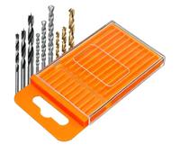 Bit Case Petit conteneur portable extractible | Rangement de forets pour atelier, garage, projets de bricolage, outils, petites pièces, tarauds hélicoïdaux