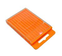 Bit Storage Case - Small Drill Bit Organizer, Pull Out Containers | Compact Twist Tap Holder Boxes | Workshop Construction Site Hardware Transport, Portable Pull Out Small Parts Storage Trays