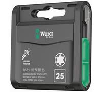 Bitgroßpackung Bit-Box 20 TX HF T 25 L.25mm WERA Coffret d'embouts Bit-Box 20 TX HF T 25 L.25mm WERA