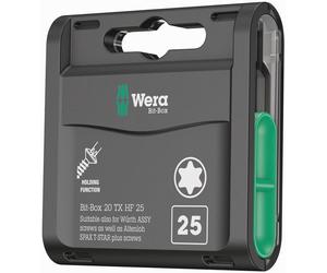 Bitgroßpackung Bit-Box 20 TX HF T 25 L.25mm WERA Coffret d'embouts Bit-Box 20 TX HF T 25 L.25mm WERA