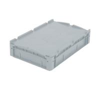 BITO Bacs gerbables norme Europe Bito série XL XLD64121 l 600 x l 400 x H 138 gris Quantité:1