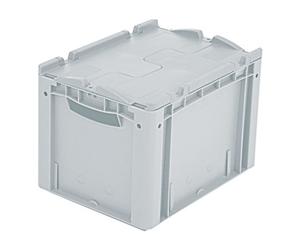 BITO Bito Bac gerbable Euro XL Set / XLD43271 400x300x270 gris Couvercle Quantité:1