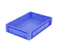 BITO Bito Euro container empilable XL avec double fond / XL 64121D L600xL400xH120 mm, bleu Quantité:1