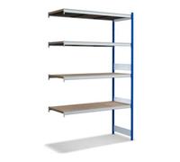 BITO Bito Grand ensemble de rayonnages / 350kg 2499x1512x624 Panneau d'aggloméré 4 niveaux RAL5010 Quantité:1