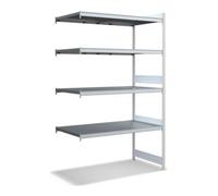 BITO Bito Grand Rayonnage Ensemble de rayonnages supplémentaires / 350kg 2499x1512x824 Tablette 4 niveaux RAL7035 Quantité:1