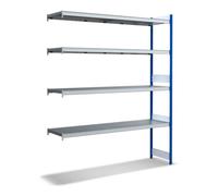 BITO Bito Grand Rayonnage Ensemble de rayonnages supplémentaires / 350kg 2499x2016x524 Tablette 4 niveaux RAL5010 Quantité:1